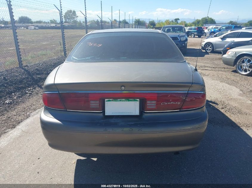 2005 Buick Century VIN: 2G4WS52J551124022 Lot: 43276919