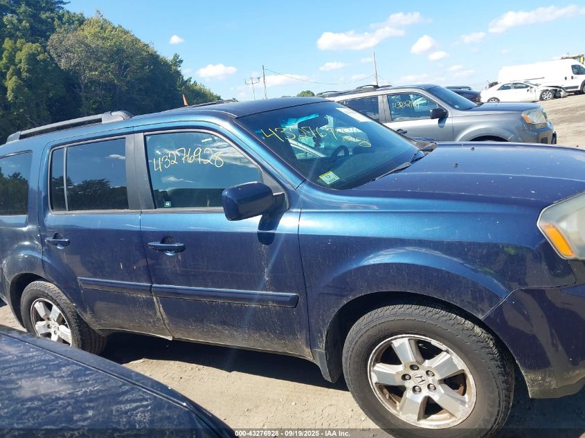 2011 Honda Pilot Ex-L VIN: 5FNYF4H53BB034687 Lot: 43276928
