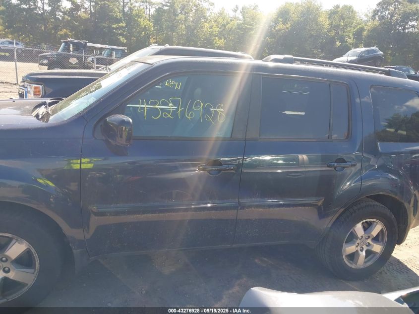 2011 Honda Pilot Ex-L VIN: 5FNYF4H53BB034687 Lot: 43276928