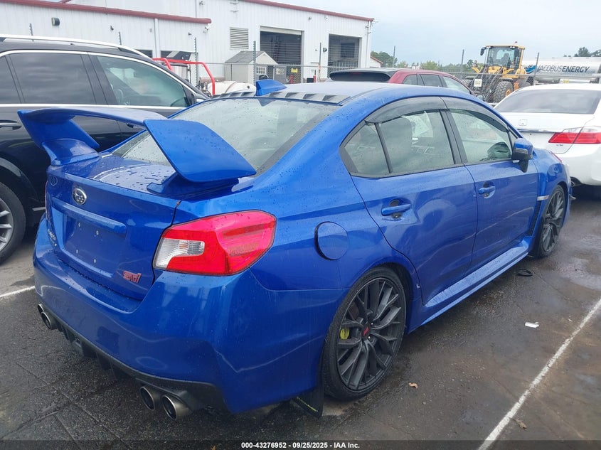 Vin: jf1va2t65j9807504, lot: 43771556, subaru wrx sti limited 20184