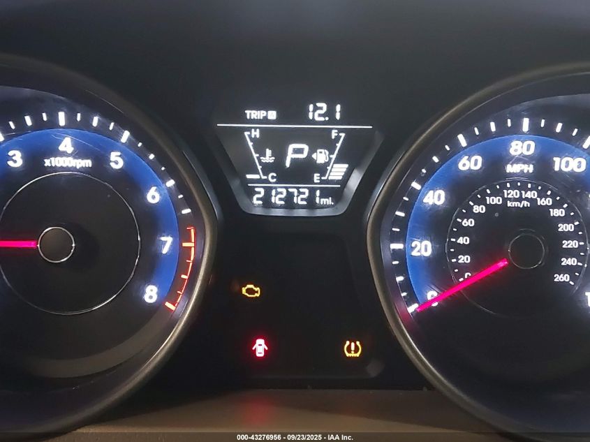 2014 Hyundai Elantra Se VIN: 5NPDH4AEXEH543457 Lot: 43276956