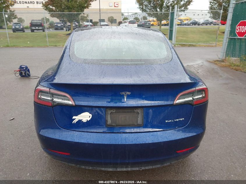 2020 Tesla Model 3 Long Range Dual Motor All-Wheel Drive VIN: 5YJ3E1EB9LF617448 Lot: 43276974