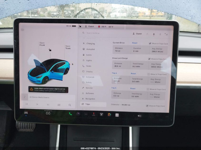 2020 Tesla Model 3 Long Range Dual Motor All-Wheel Drive VIN: 5YJ3E1EB9LF617448 Lot: 43276974