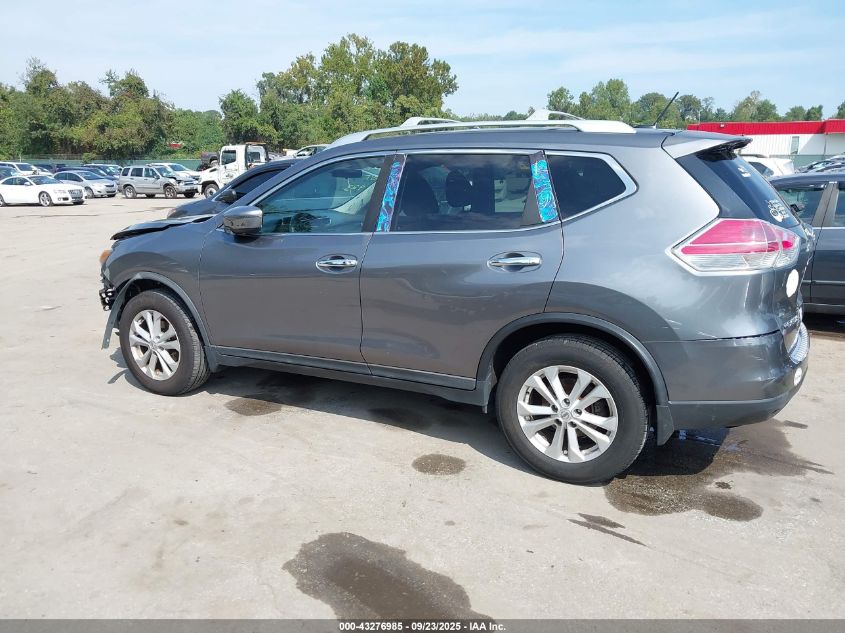 2016 Nissan Rogue Sv VIN: KNMAT2MV7GP682132 Lot: 43276985