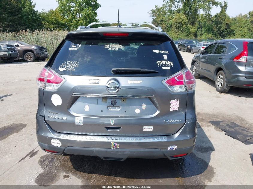 2016 Nissan Rogue Sv VIN: KNMAT2MV7GP682132 Lot: 43276985