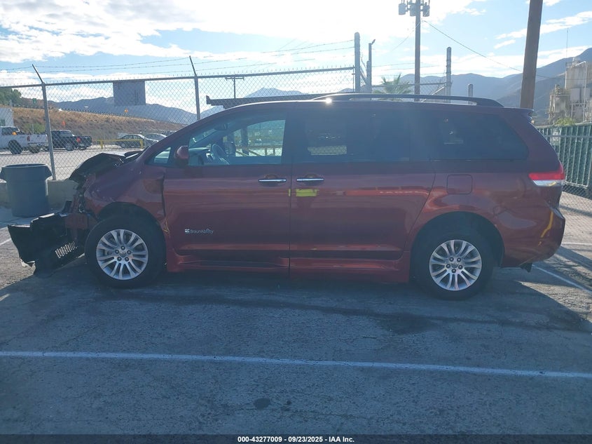 2014 Toyota Sienna Xle V6 8 Passenger VIN: 5TDYK3DC0ES406822 Lot: 43277009