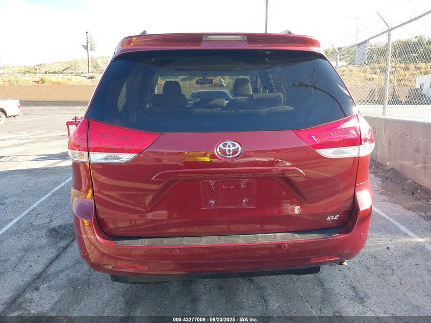 2014 Toyota Sienna Xle V6 8 Passenger VIN: 5TDYK3DC0ES406822 Lot: 43277009