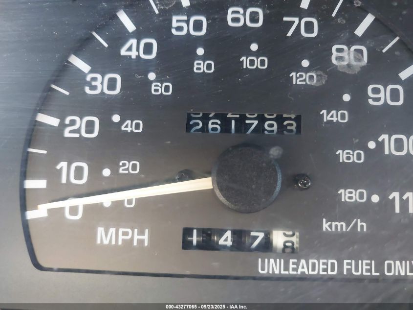 1997 Toyota T100 Sr5 V6 VIN: JT4UN24D6V0036553 Lot: 43277065