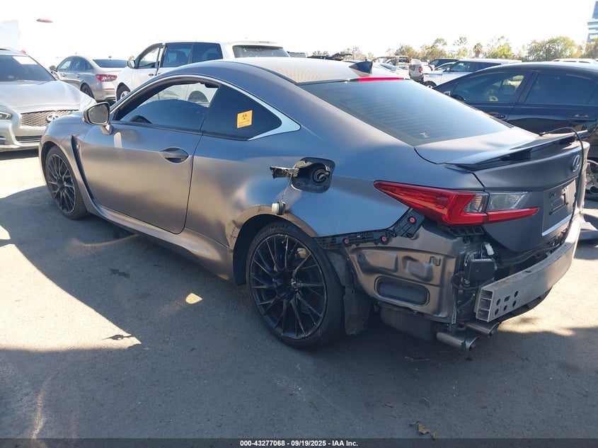 Vin: jthhp5bc6k5006862, lot: 43771672, lexus rc f 20193