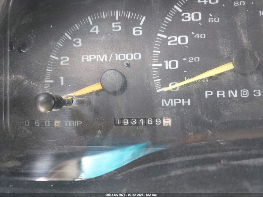 1995 Chevrolet Gmt-400 K2500 VIN: 1GCGK29K4SE191565 Lot: 43277075