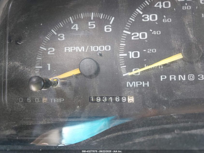 1995 Chevrolet Gmt-400 K2500 VIN: 1GCGK29K4SE191565 Lot: 43277075