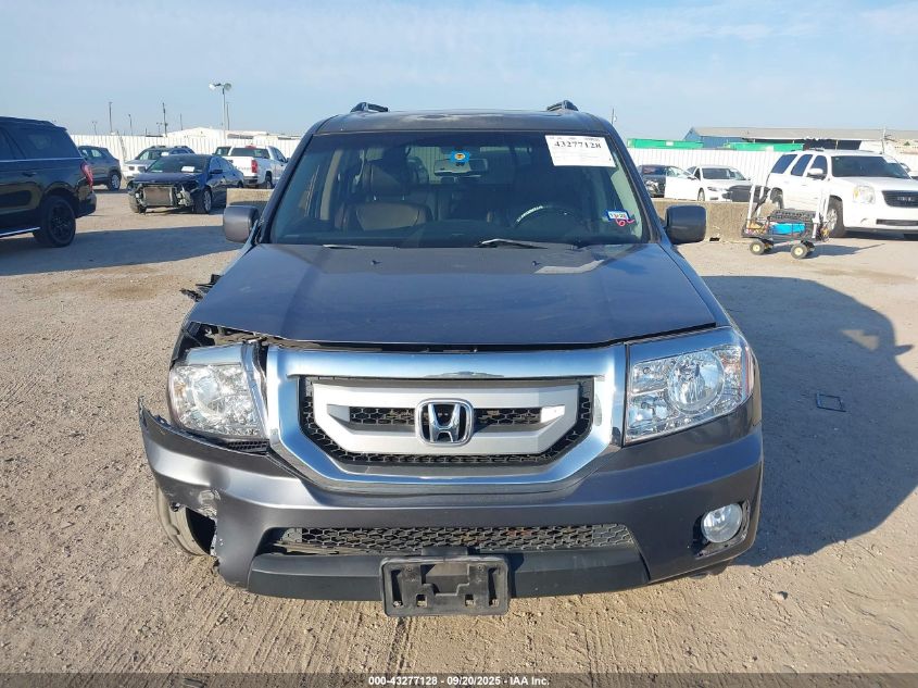 2010 Honda Pilot Ex-L VIN: 5FNYF3H57AB013611 Lot: 43277128
