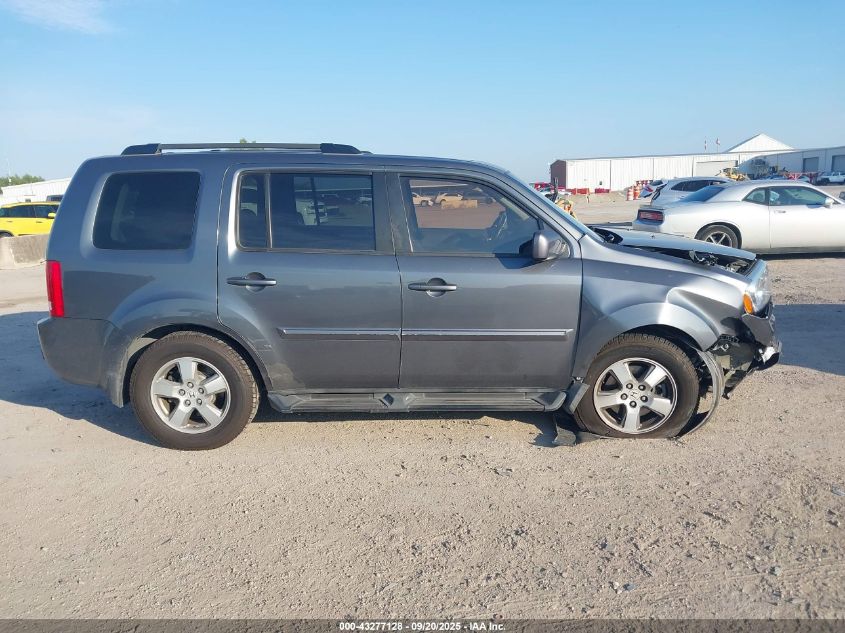 2010 Honda Pilot Ex-L VIN: 5FNYF3H57AB013611 Lot: 43277128