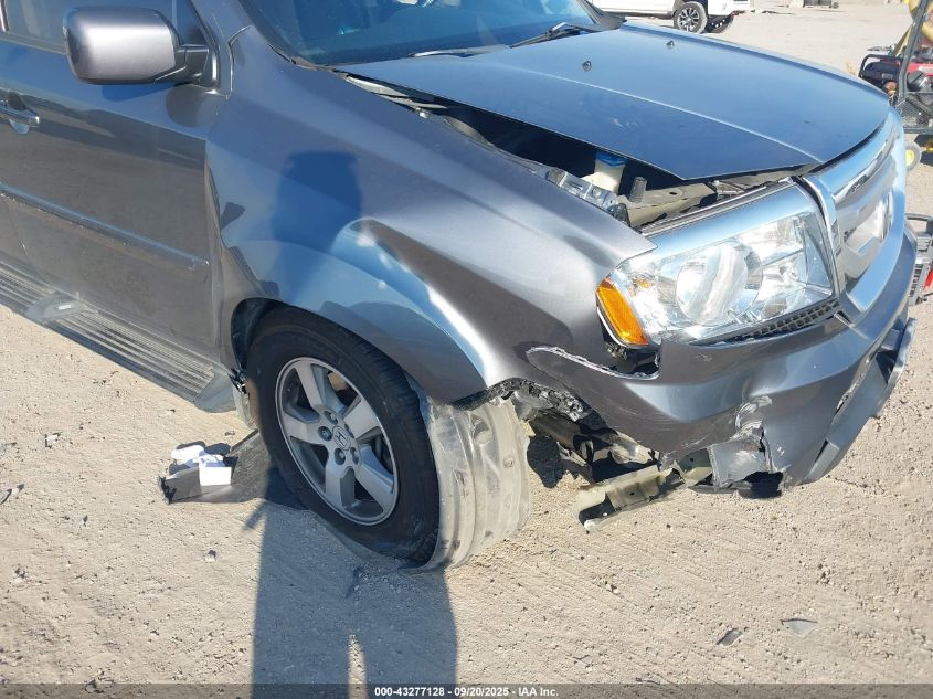 2010 Honda Pilot Ex-L VIN: 5FNYF3H57AB013611 Lot: 43277128