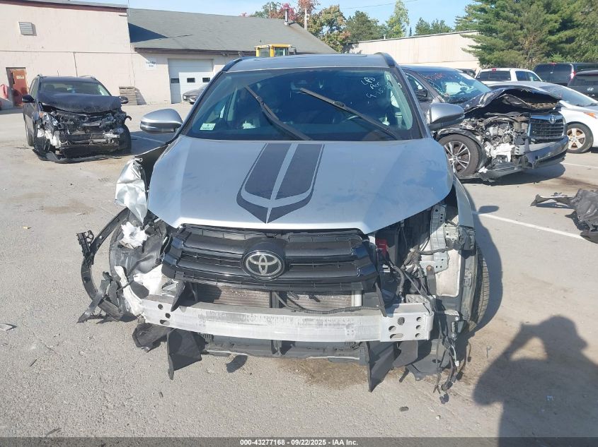 2019 Toyota Highlander Se VIN: 5TDJZRFH5KS620595 Lot: 43277168