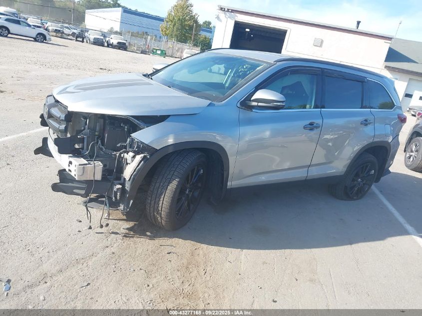 2019 Toyota Highlander Se VIN: 5TDJZRFH5KS620595 Lot: 43277168