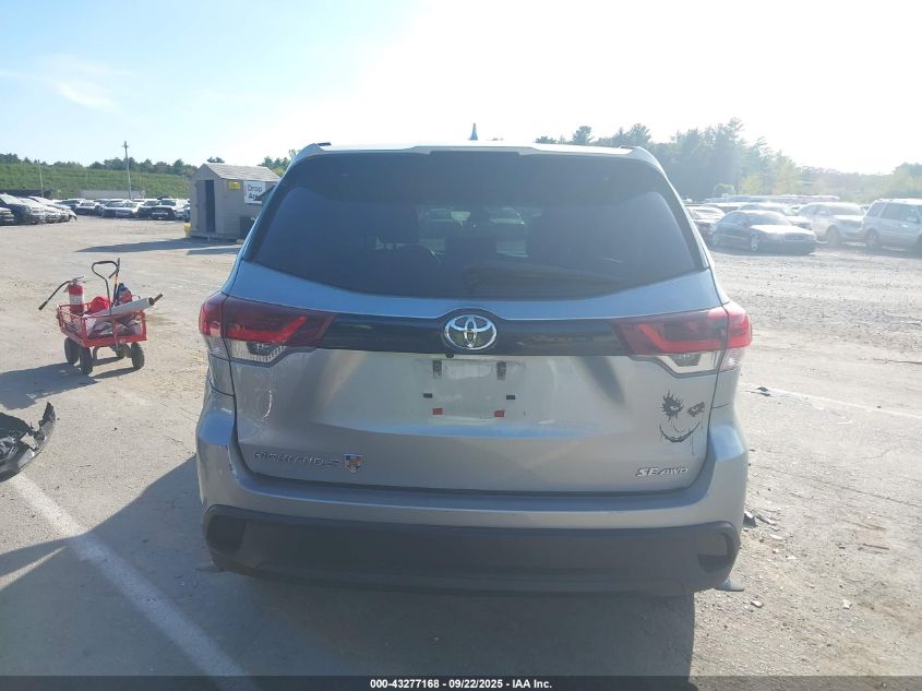 2019 Toyota Highlander Se VIN: 5TDJZRFH5KS620595 Lot: 43277168