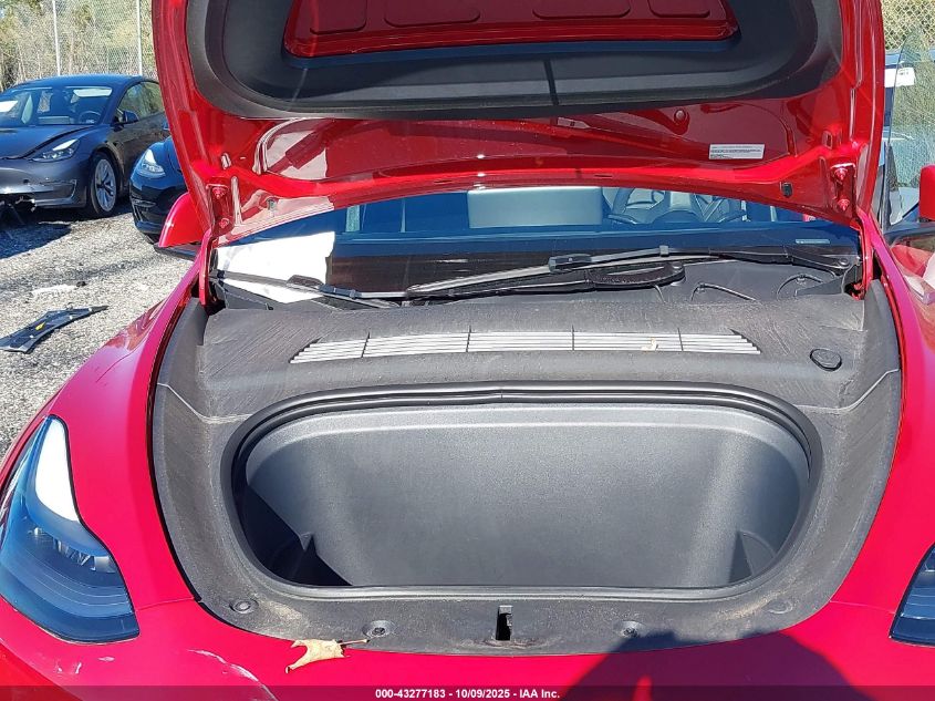 2023 Tesla Model Y Awd/Long Range Dual Motor All-Wheel Drive VIN: 7SAYGDEE5PA186110 Lot: 43277183