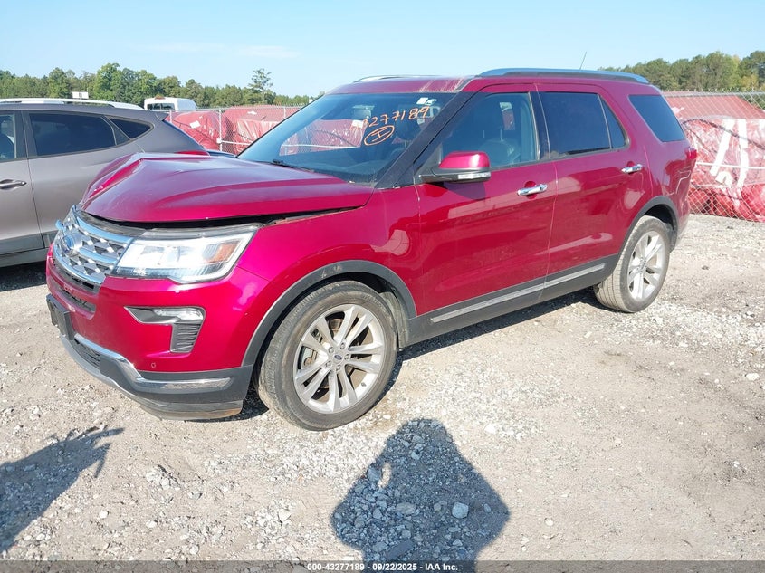Vin: 1fm5k7f85kga48928, lot: 43771793, ford explorer limited 20192