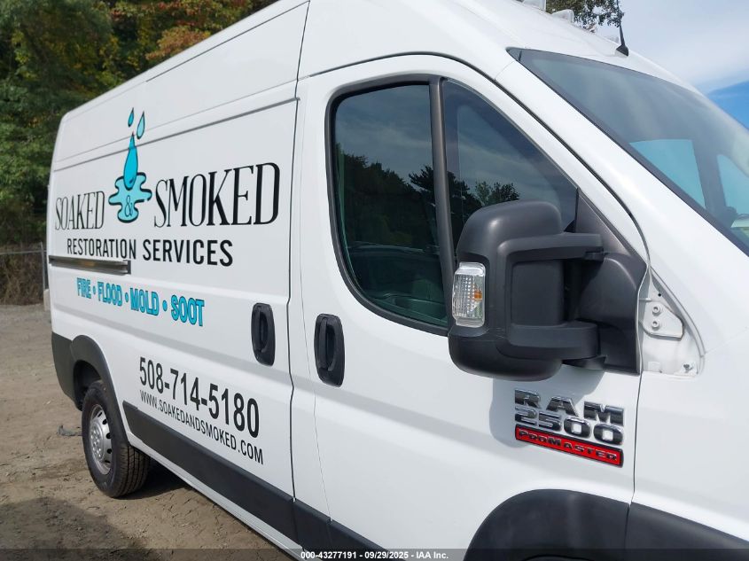 2019 Ram Promaster 2500 High Roof 136 Wb VIN: 3C6TRVCG9KE533474 Lot: 43277191