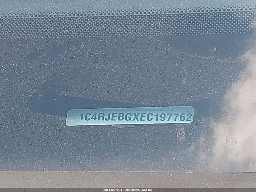 2014 Jeep Grand Cherokee Limited VIN: 1C4RJEBGXEC197762 Lot: 43277204