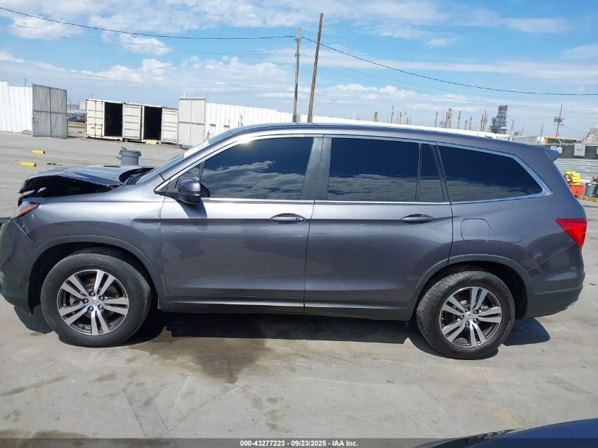 2018 Honda Pilot Ex VIN: 5FNYF5H33JB019612 Lot: 43277223
