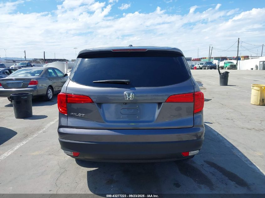 2018 Honda Pilot Ex VIN: 5FNYF5H33JB019612 Lot: 43277223