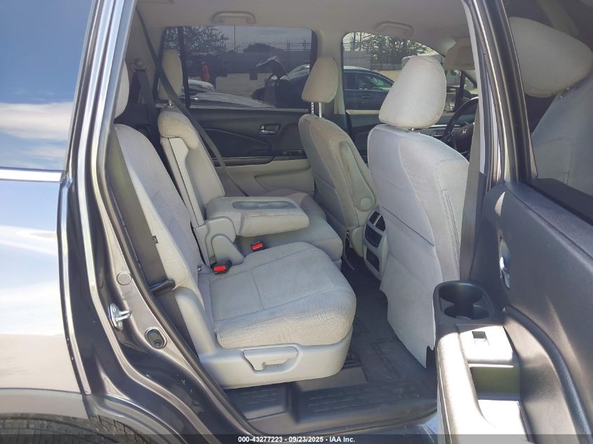 2018 Honda Pilot Ex VIN: 5FNYF5H33JB019612 Lot: 43277223