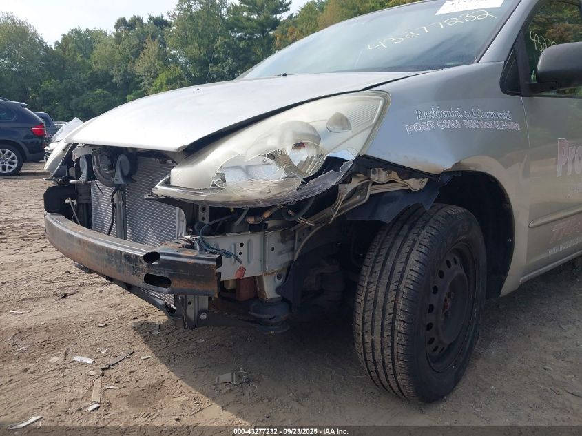 2008 Toyota Sienna Le VIN: 5TDZK23C98S110556 Lot: 43277232