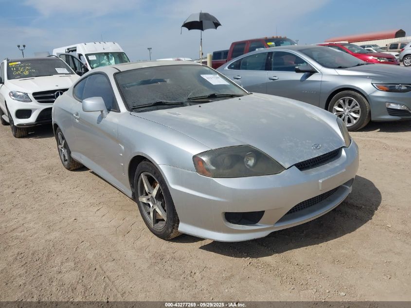 2005 Hyundai Tiburon Gs VIN: KMHHM65D35U164747 Lot: 43277269