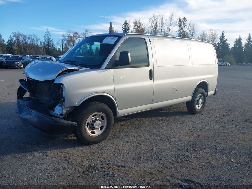 Vin: 1gcwgafp2j1307987, lot: 43771906, chevrolet express 2500 work van 20182