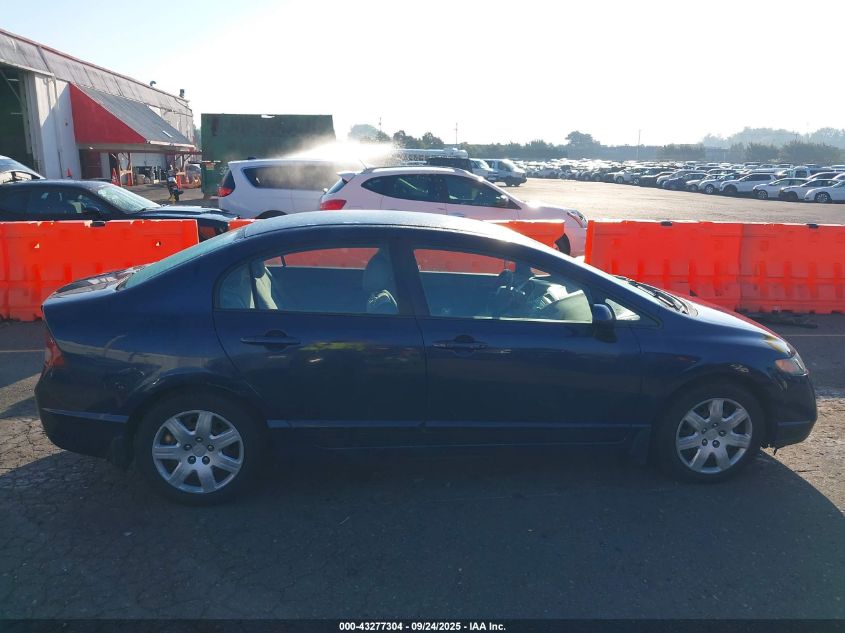 2008 Honda Civic Lx VIN: 1HGFA16588L114923 Lot: 43277304