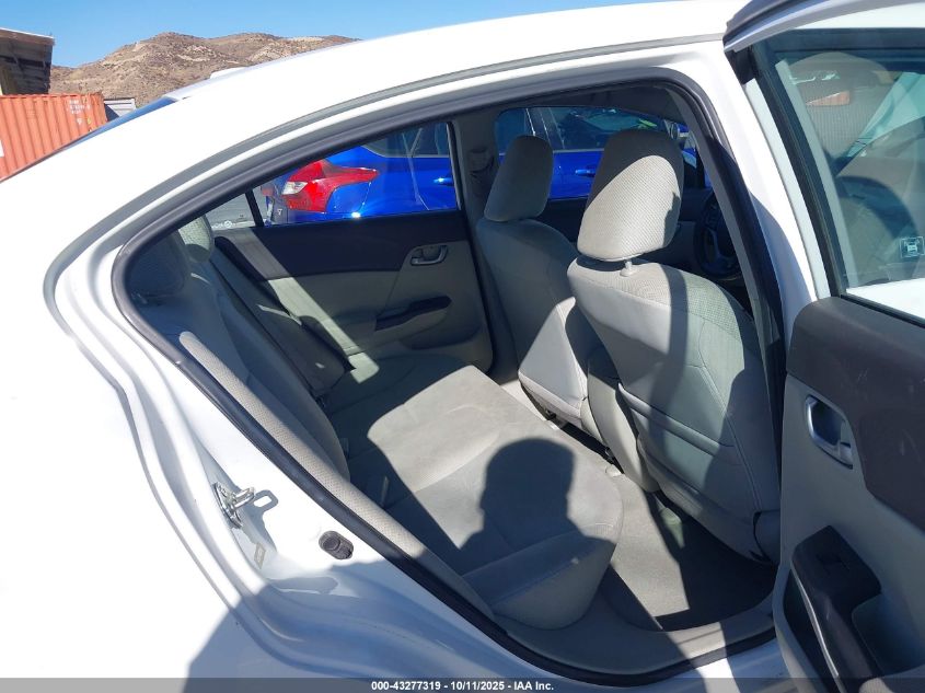 2012 Honda Civic Natural Gas VIN: 19XFB5F57CE002005 Lot: 43277319