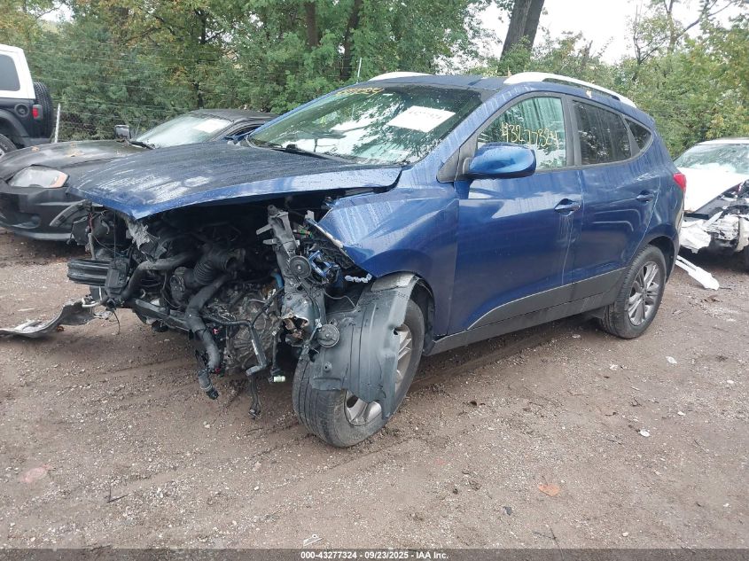 2015 Hyundai Tucson Se blue other gasoline KM8JU3AG6FU013869 photo #3