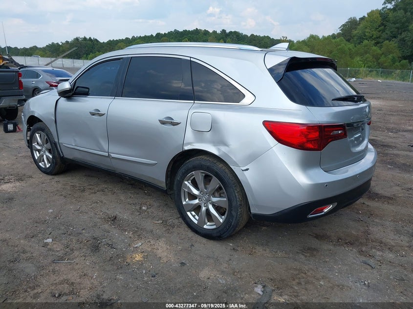 2014 Acura Mdx Advance Pkg W/Entertainment Pkg silver suv gasoline 5FRYD3H81EB007176 photo #4