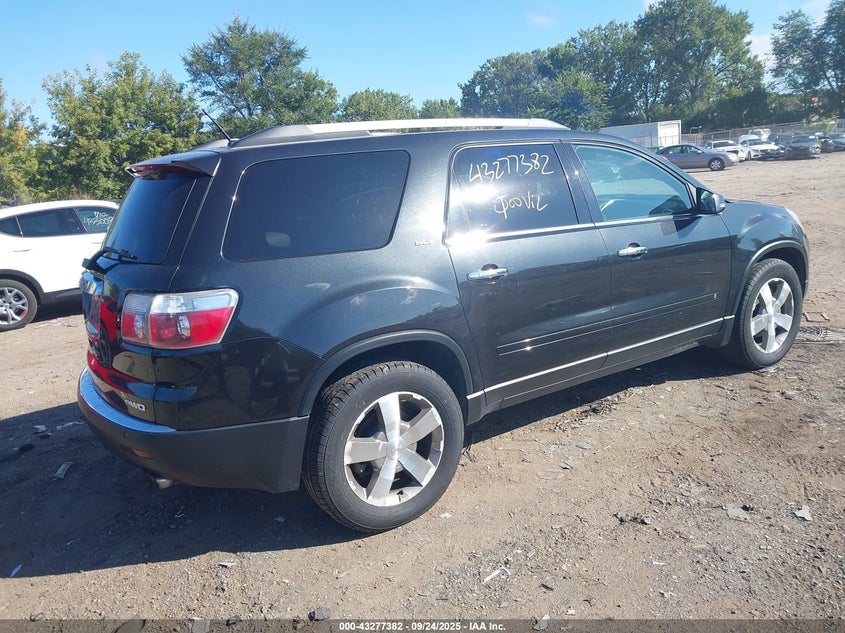 Vin: 1gklvmed6aj178982, lot: 43771986, gmc acadia slt-1 20104