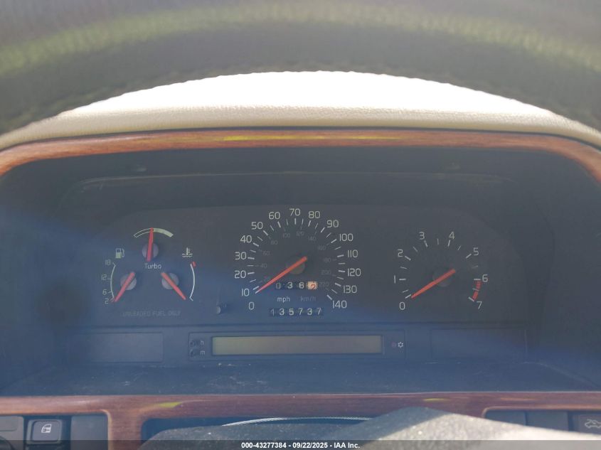 1996 Volvo 850 VIN: YV1LS5722T1339024 Lot: 43277384