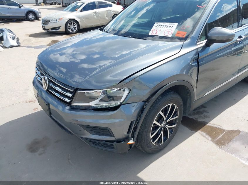 2021 Volkswagen Tiguan 2.0T Se/2.0T Se R-Line Black/2.0T Sel VIN: 3VV3B7AX2MM049992 Lot: 43277391