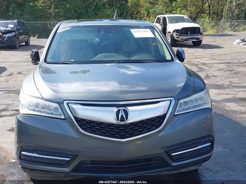 2014 Acura Mdx Technology Package VIN: 5FRYD3H43EB012103 Lot: 43277447