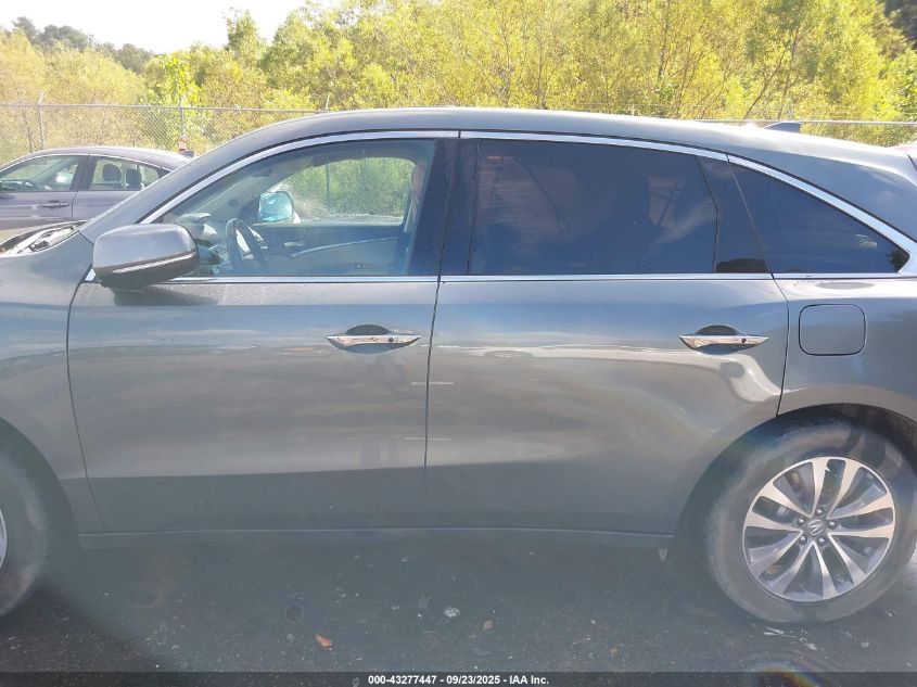 2014 Acura Mdx Technology Package VIN: 5FRYD3H43EB012103 Lot: 43277447