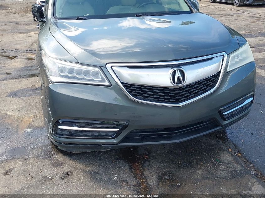 2014 Acura Mdx Technology Package VIN: 5FRYD3H43EB012103 Lot: 43277447