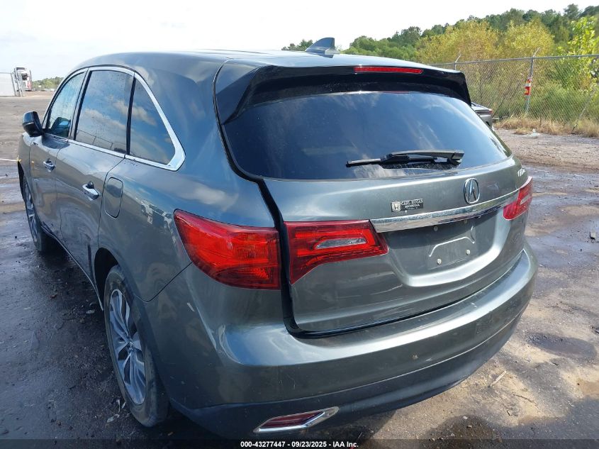 2014 Acura Mdx Technology Package VIN: 5FRYD3H43EB012103 Lot: 43277447