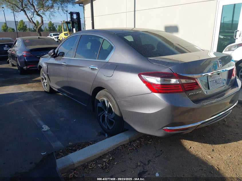 2016 Honda Accord Lx grey sedan gasoline 1HGCR2F30GA207364 photo #4