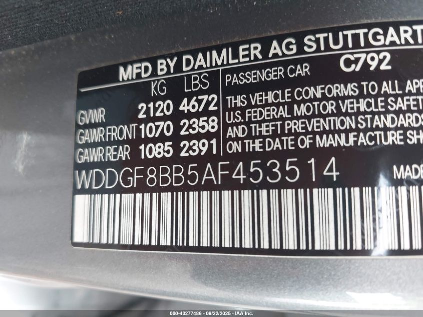 2010 Mercedes-Benz C 300 Luxury 4Matic/Sport 4Matic VIN: WDDGF8BB5AF453514 Lot: 43277486