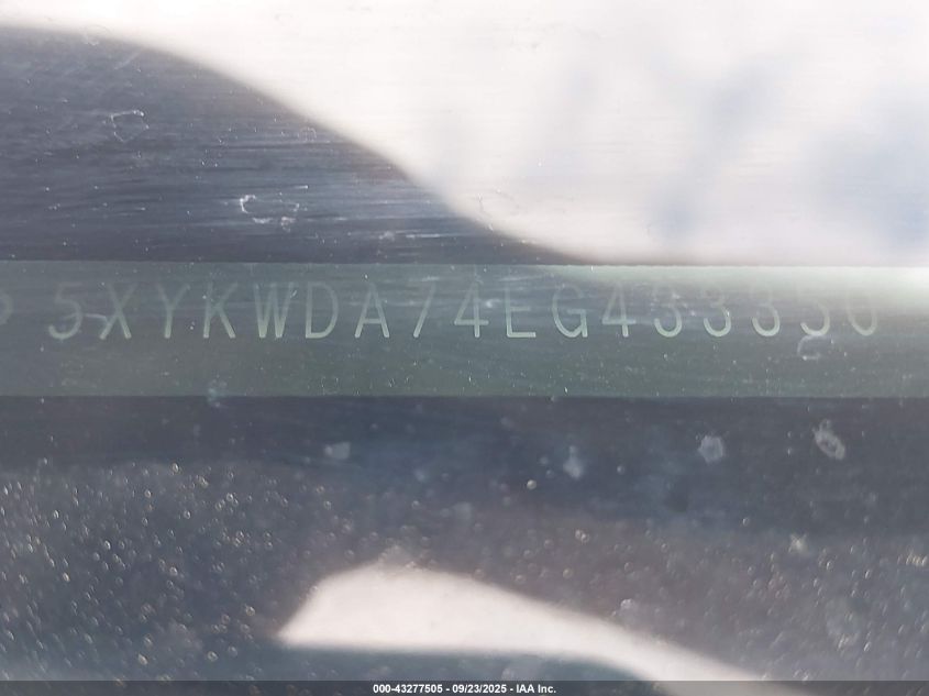 2014 Kia Sorento Sx V6 VIN: 5XYKWDA74EG433350 Lot: 43277505