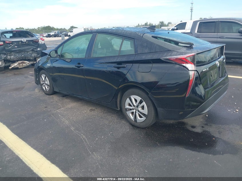 2017 TOYOTA PRIUS THREE - JTDKARFUXH3532550