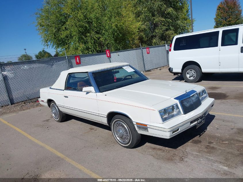 CHRYSLER LEBARON 1982. Lot# 43277515. VIN 1C3BC55D6CG122869. Photo 1