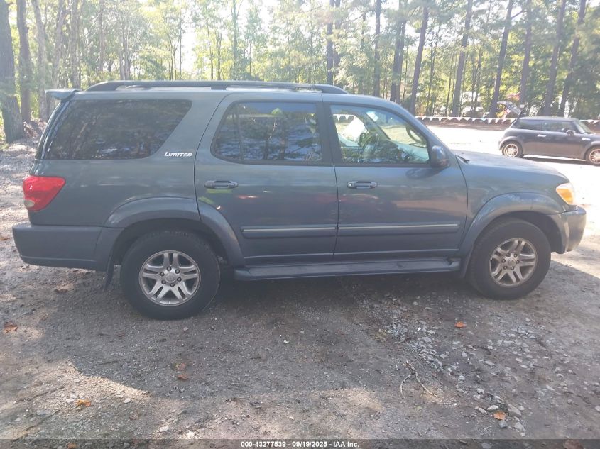 2006 Toyota Sequoia Limited V8 VIN: 5TDZT38AX6S270727 Lot: 43277539