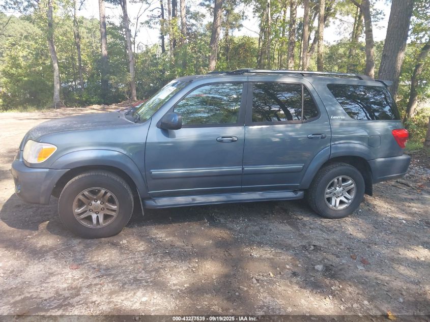 2006 Toyota Sequoia Limited V8 VIN: 5TDZT38AX6S270727 Lot: 43277539