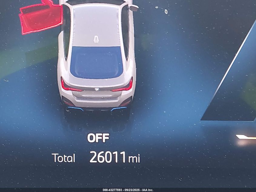 2023 BMW I4 Edrive40 VIN: WBY73AW03PFN60829 Lot: 43277593